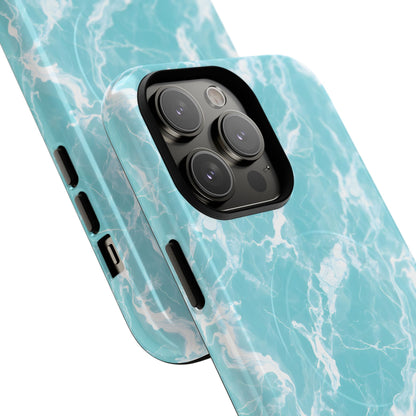 Marble Crush in Aqua - Magsafe Case