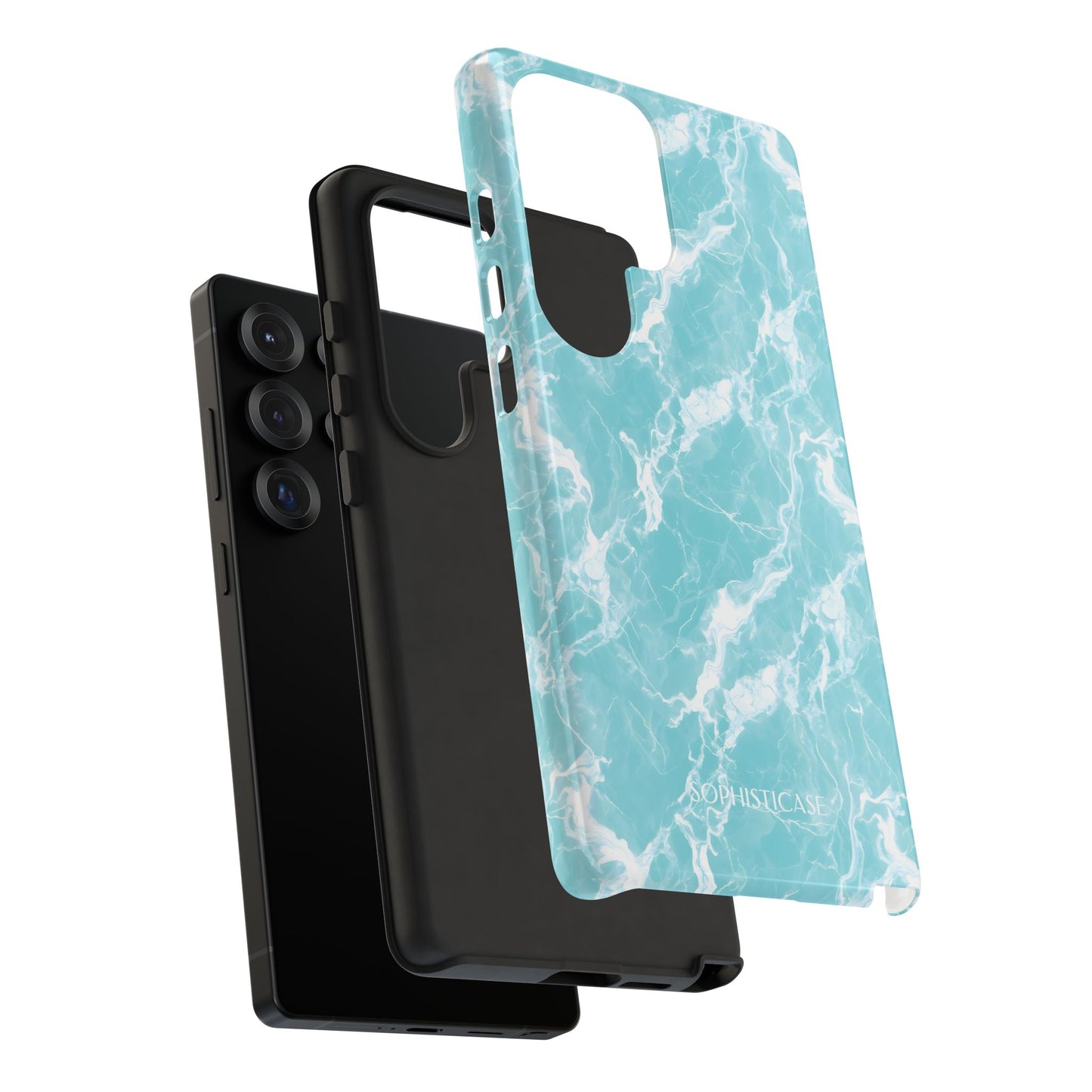 Marble Crush in Aqua - Tough Phone Case
