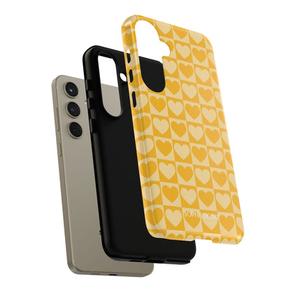 Tough Love in Yellow - Tough Phone Case