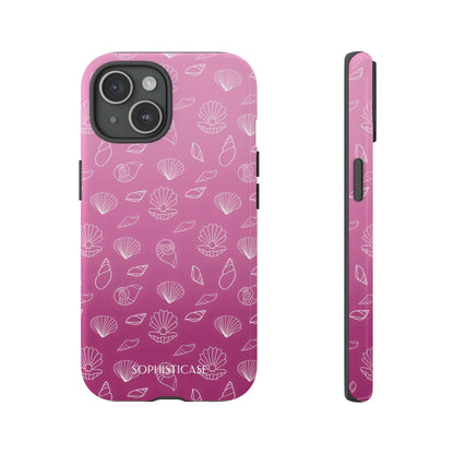 Seashell Society in Purple - iPhone Case