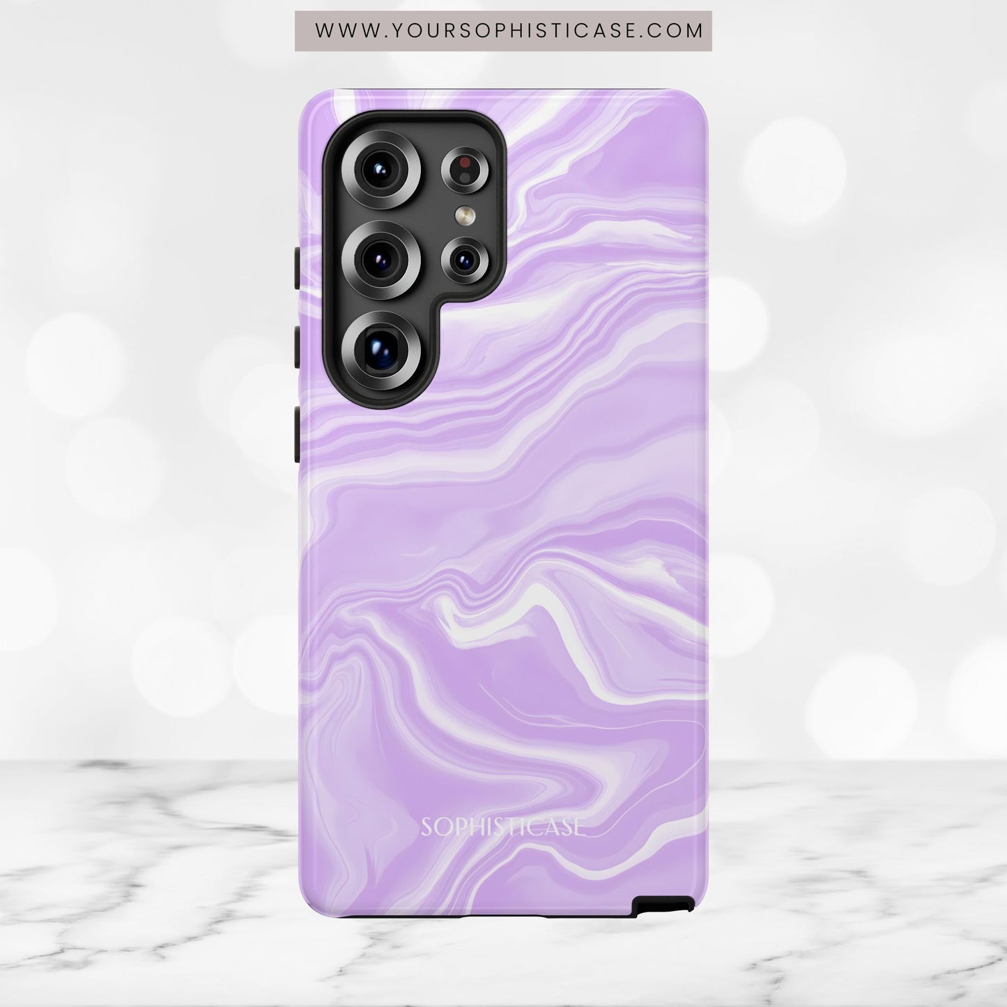 Liquid Dreams in Light Purple - Tough Phone Case