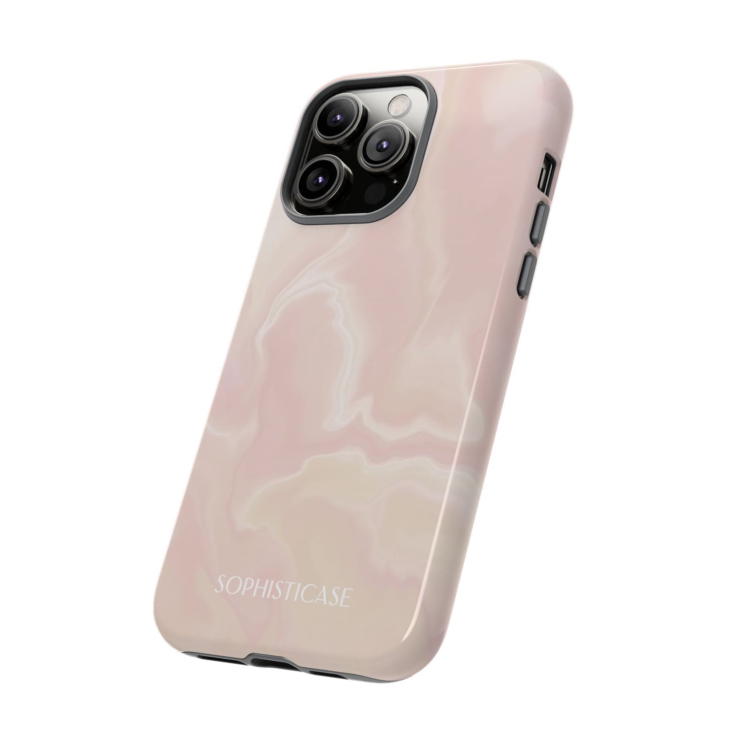 Liquid Magic in Beige Haze - iPhone Case