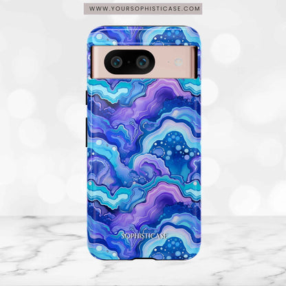 Nightstone in Lapis Wave - Tough Phone Case