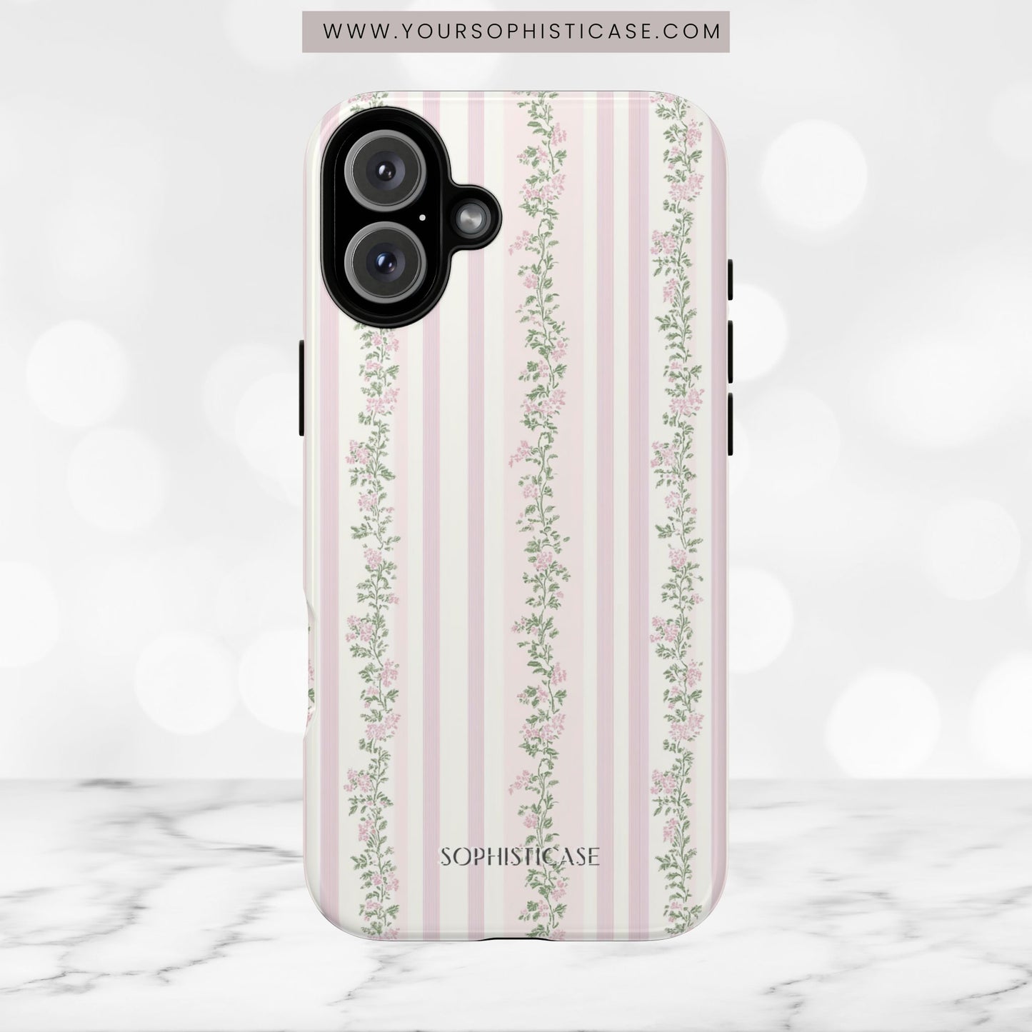 The Sweetest Thing in Coquette Rose Vine - iPhone Case, Samsung Galaxy Case, Google Pixel Case