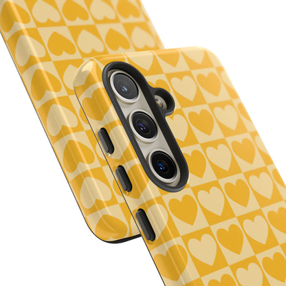 Tough Love in Yellow - Tough Phone Case