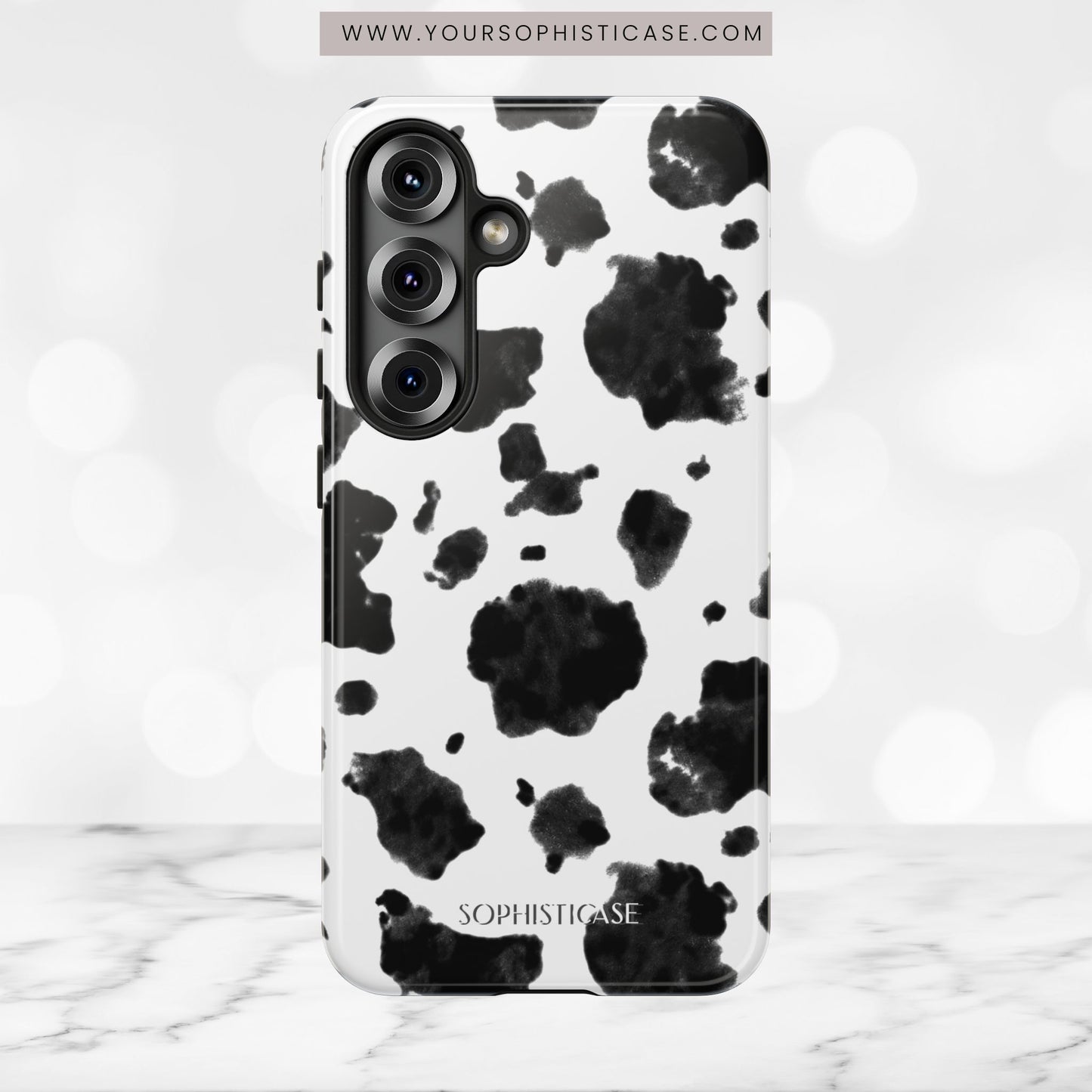 Holy Cow in Black - Tough Phone Case