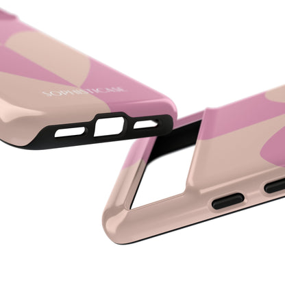 Be Mine in Pink and Brown - iPhone Case, Samsung Galaxy Case, Google Pixel Case