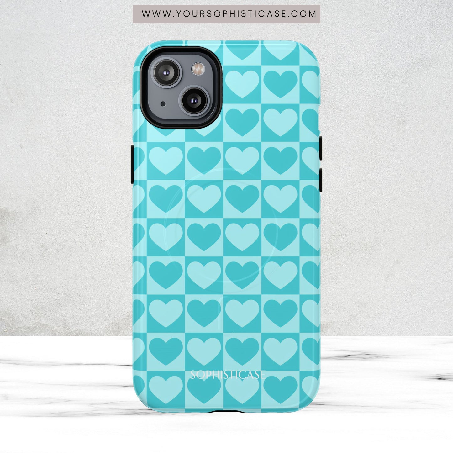 Tough Love in Aqua - Magsafe Case