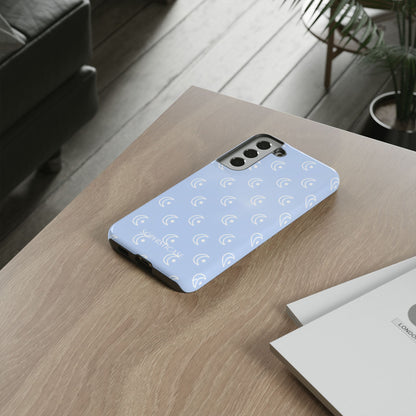 Moon Phase in Baby Blue - Tough Phone Case for Samsung Galaxy