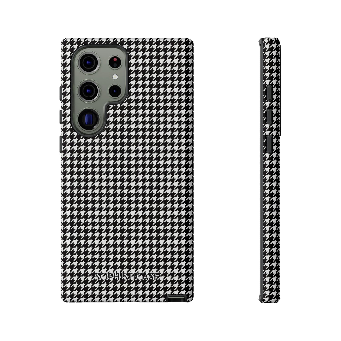 Tough Case - Houndstooth in Black