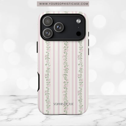 The Sweetest Thing in Coquette Rose Vine - iPhone Case