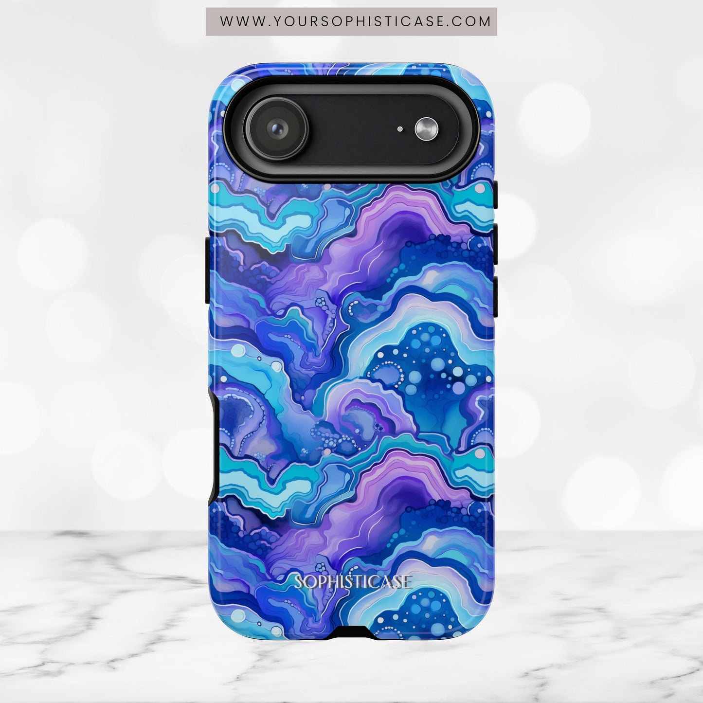 Nightstone in Lapis Wave - iPhone Case, Samsung Galaxy Case, Google Pixel Case