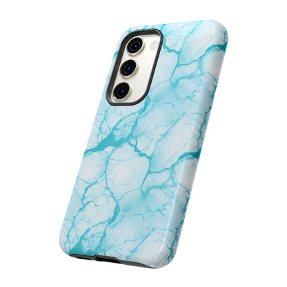 Marble Opulence in Aqua - Tough Phone Case