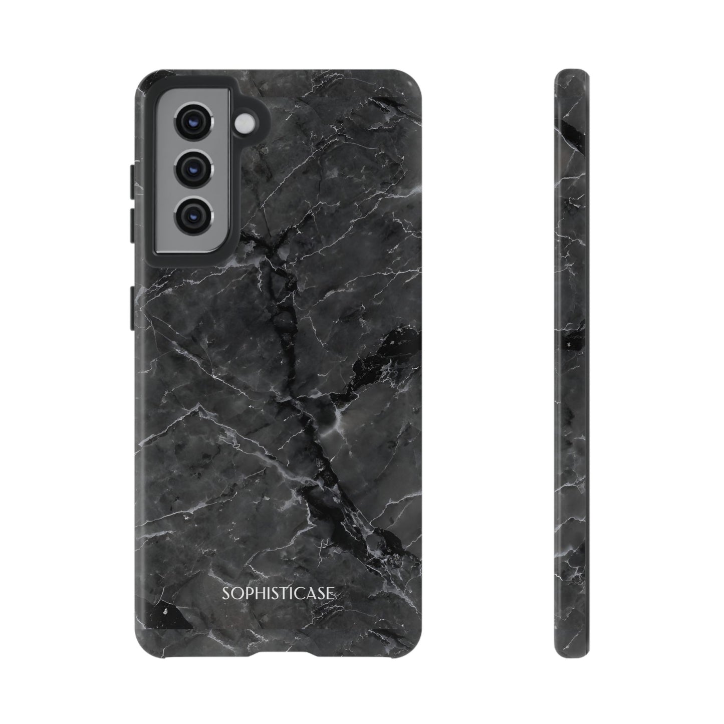 Marble Opulence in Black - iPhone Case, Samsung Galaxy Case, Google Pixel Case