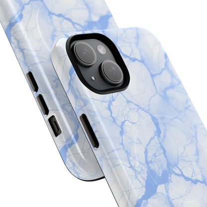 Marble Opulence in Blue - Magsafe Case
