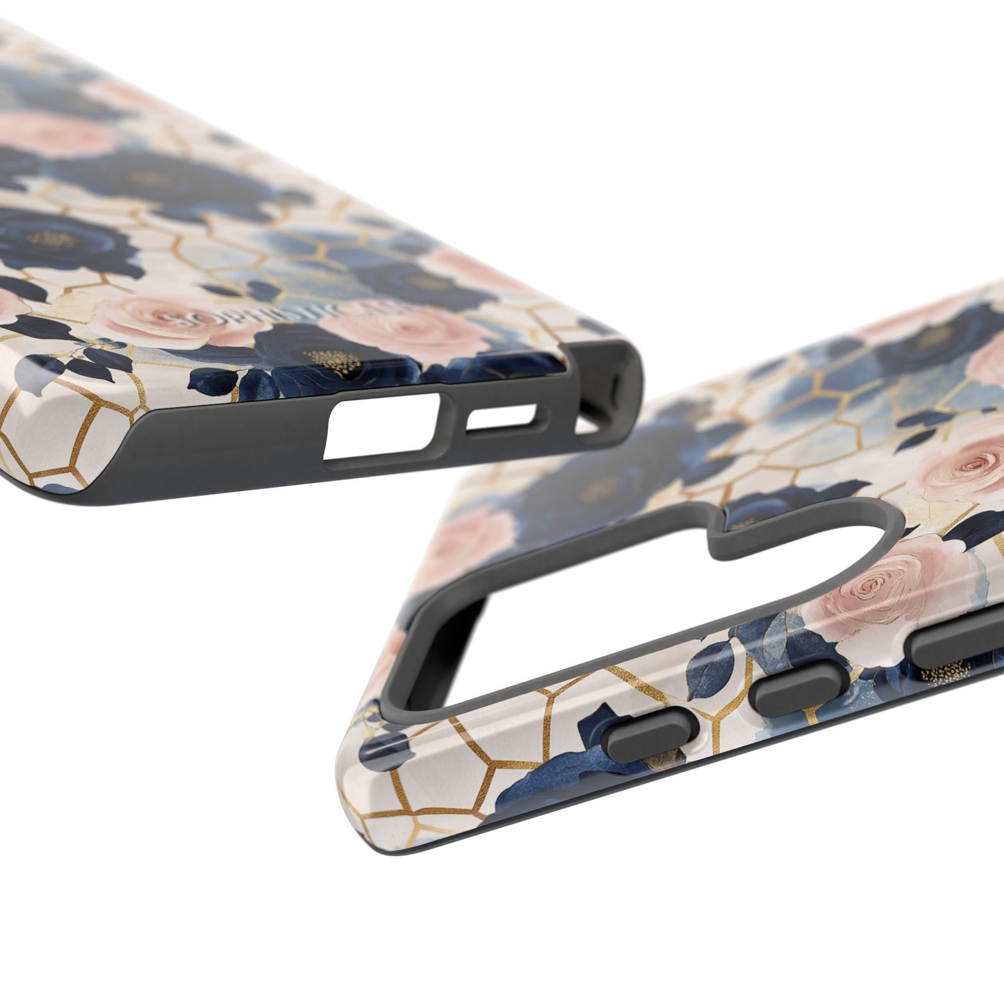 Royal Floral in Navy Hive - Tough Phone Case
