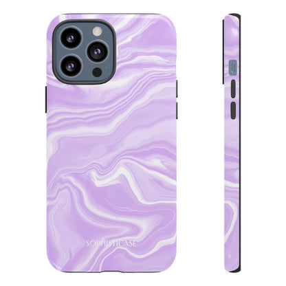 Liquid Dreams in Light Purple - iPhone Case