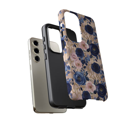 Royal Floral in Navy Blush - Tough Phone Case