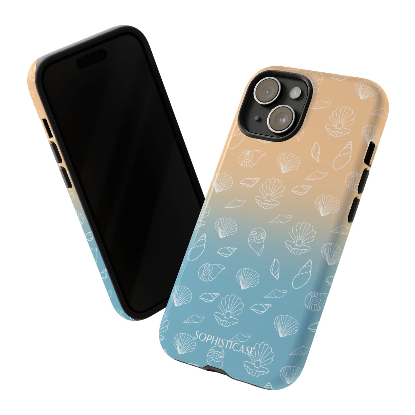 Seashell Society in Sandy Shore - iPhone Case, Samsung Galaxy Case, Google Pixel Case