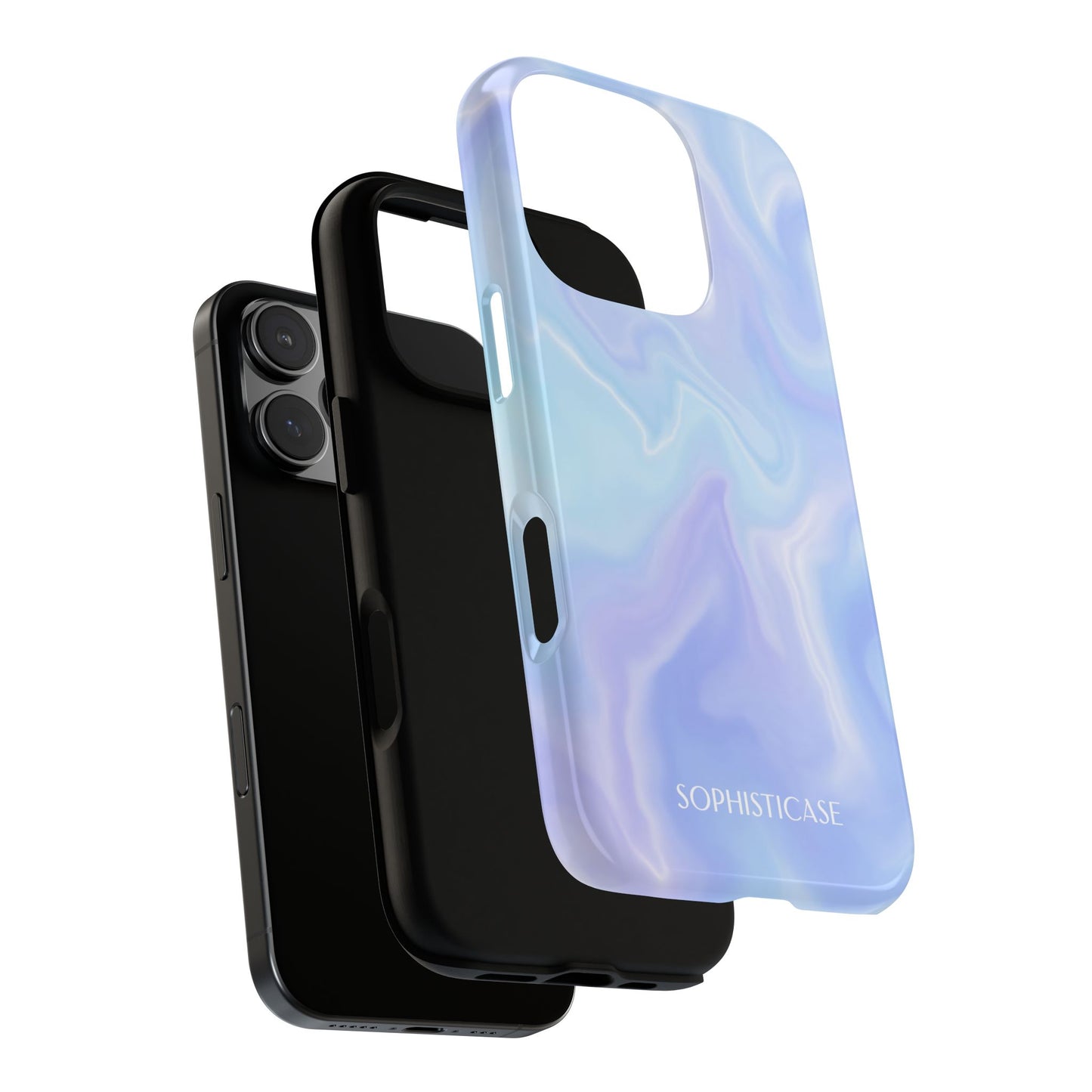 Liquid Magic in Blue Haze - iPhone Case
