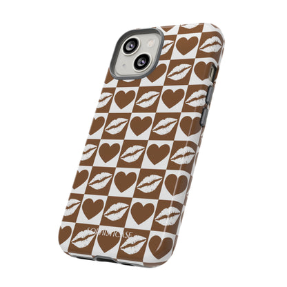 Belle Amie in Deep Brown - iPhone Case