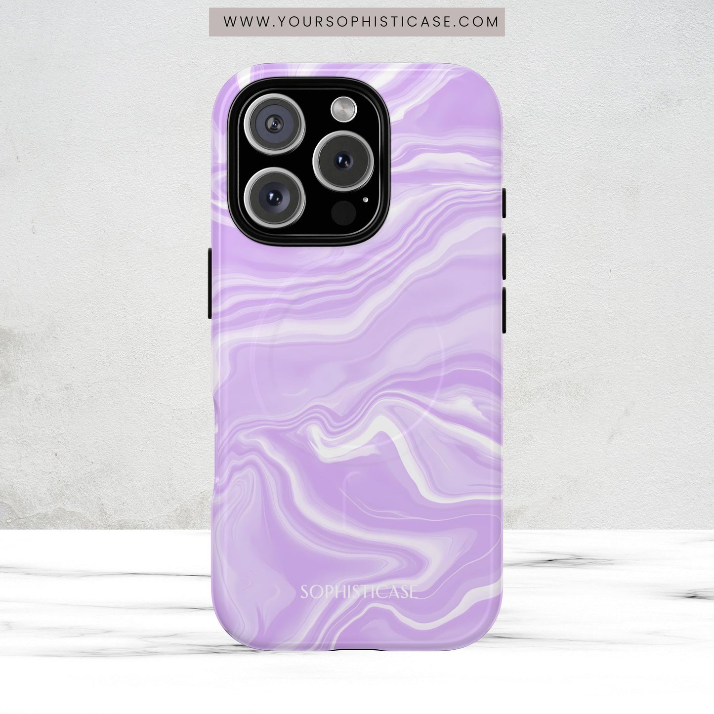 Liquid Dreams in Light Purple - Magsafe Case