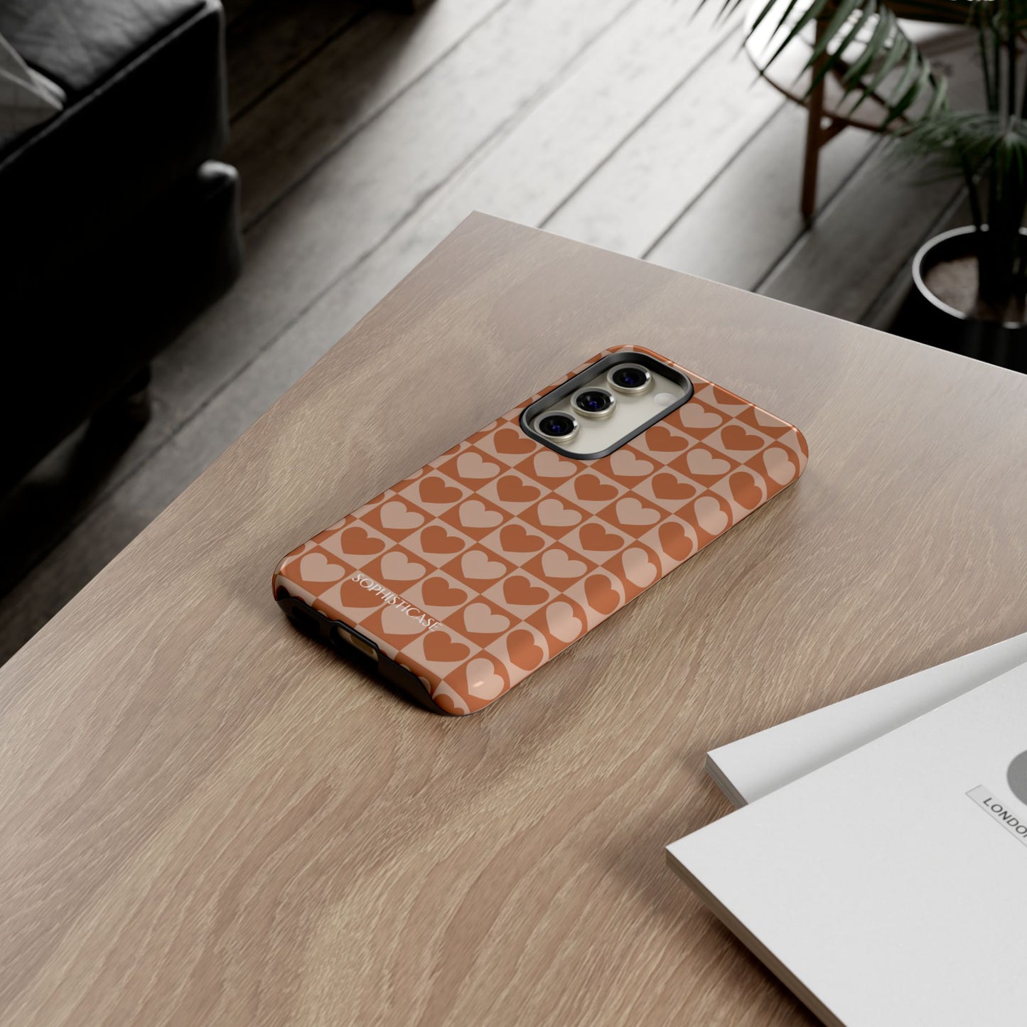 Tough Love in Brown - Tough Phone Case