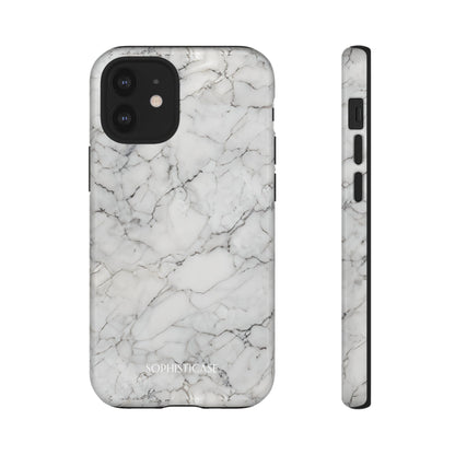 Marble Opulence in White - iPhone Case, Samsung Galaxy Case, Google Pixel Case