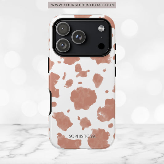 Holy Cow in Light Brown - iPhone Case
