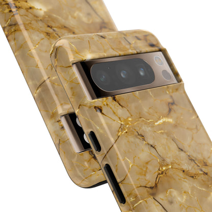 Marble Opulence in Gold - iPhone Case, Samsung Galaxy Case, Google Pixel Case