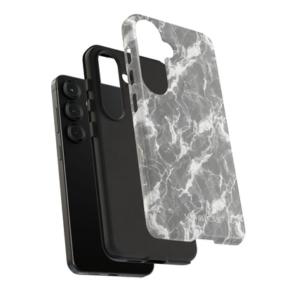 Marble Crush in Charcoal Grey - iPhone Case, Samsung Galaxy Case, Google Pixel Case