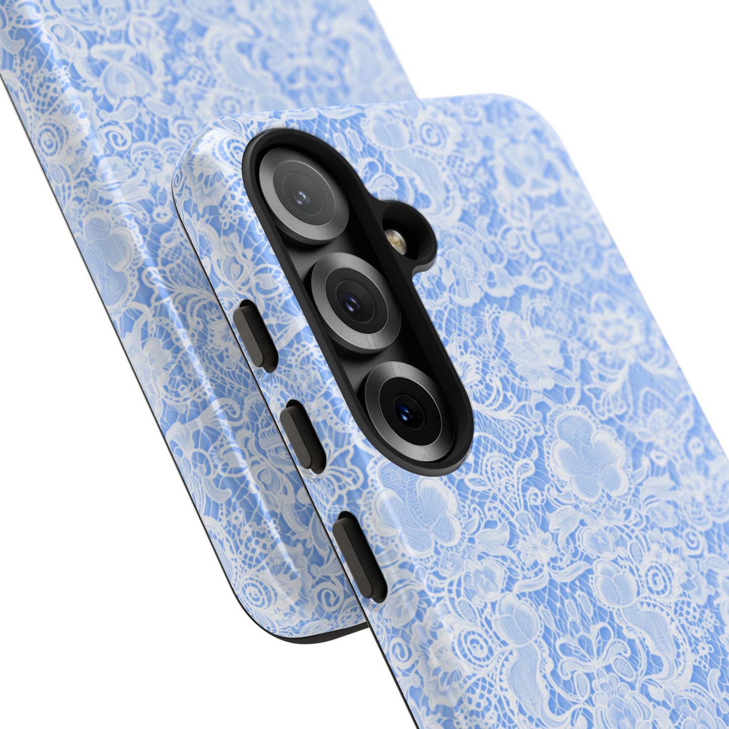 Luxe Lace in Blue - iPhone Case, Samsung Galaxy Case, Google Pixel Case
