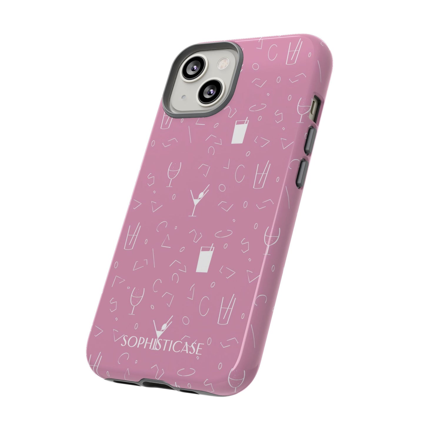 Cocktail Hour in Pink - iPhone Case