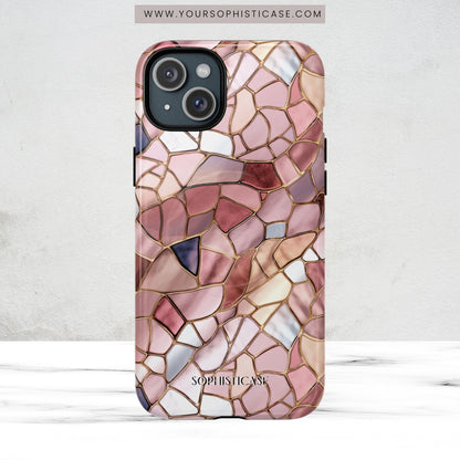 Rose' Runway in Pink Mosaic - Magsafe Case