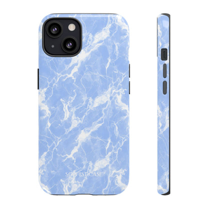 Marble Crush in Blue - Tough Phone Case