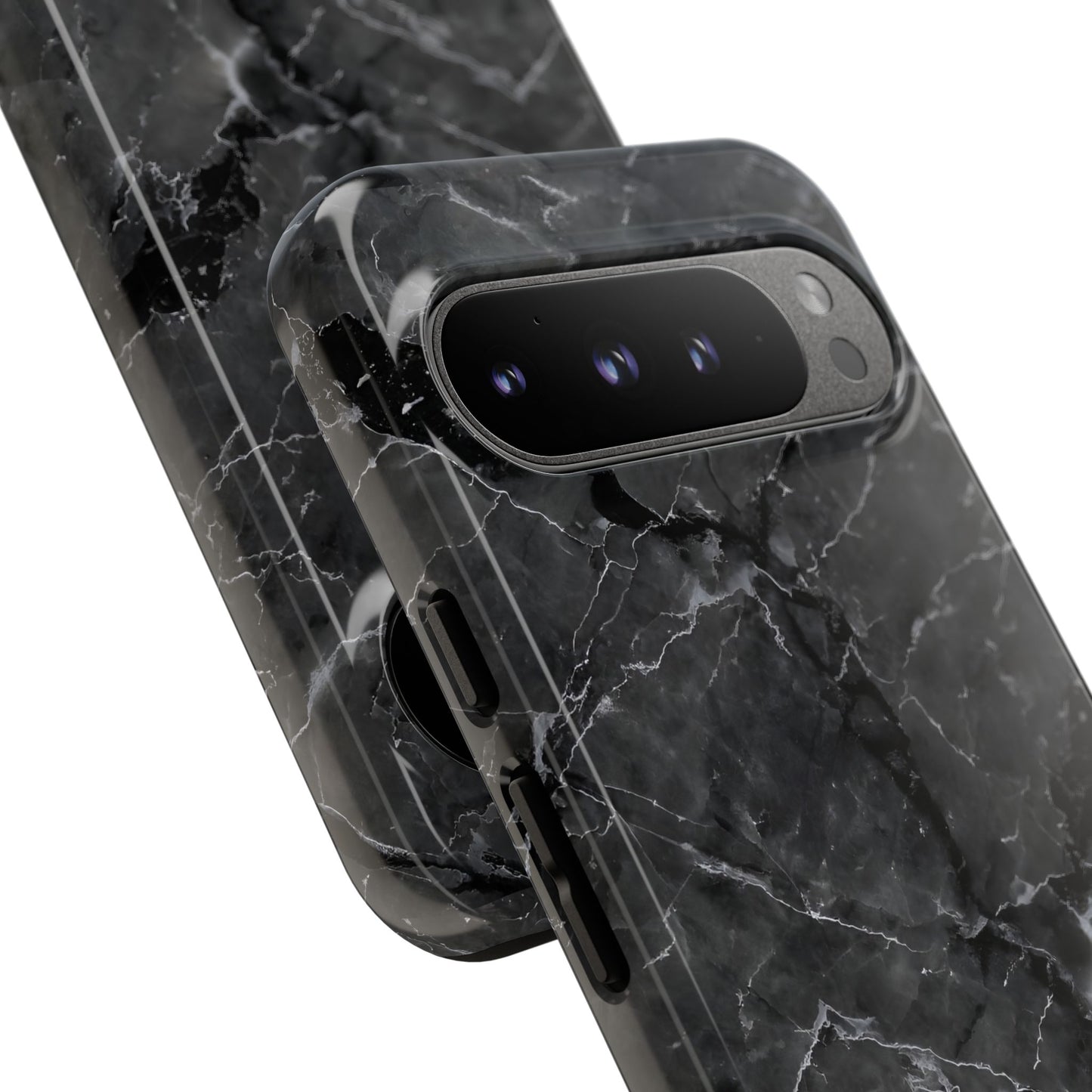 Marble Opulence in Black - iPhone Case, Samsung Galaxy Case, Google Pixel Case