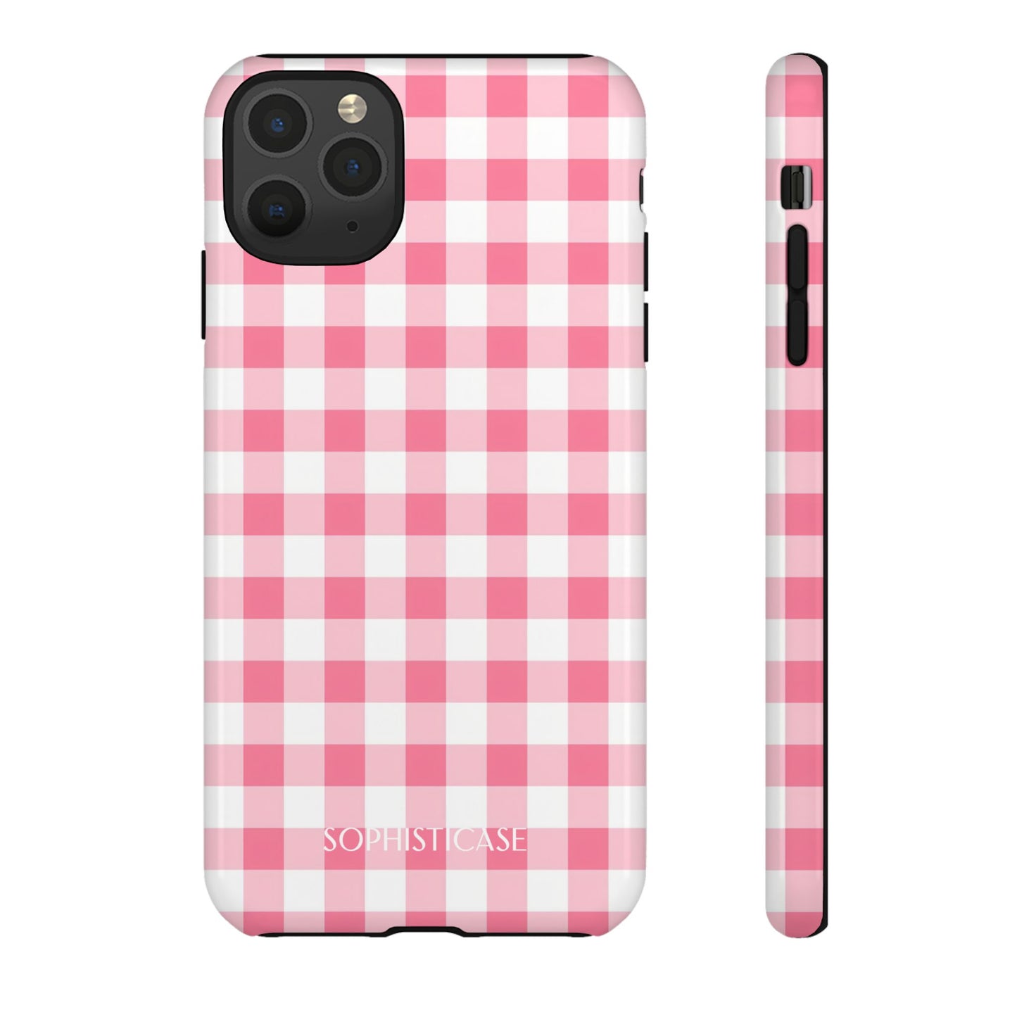 Tough Case - Gingham in Salmon