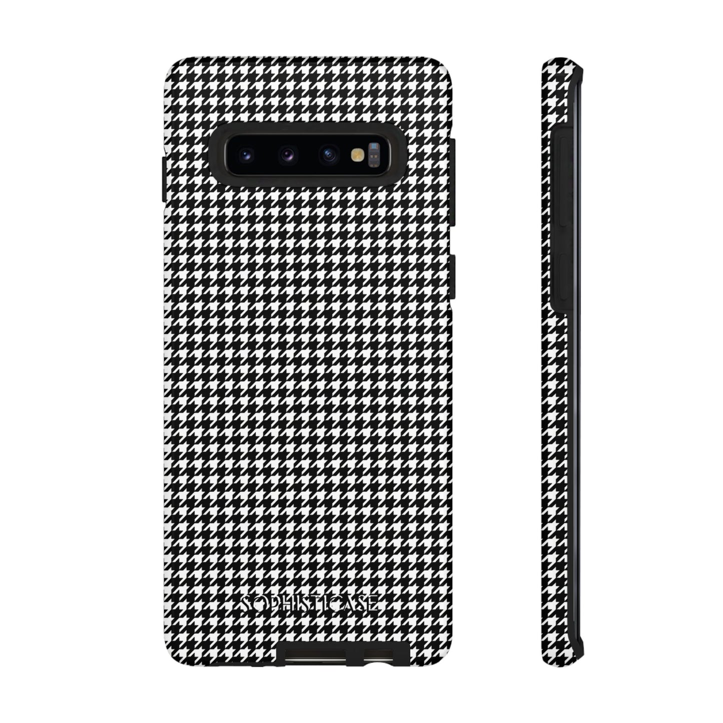 Tough Case - Houndstooth in Black