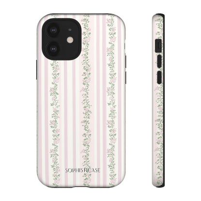 The Sweetest Thing in Coquette Rose Vine - iPhone Case