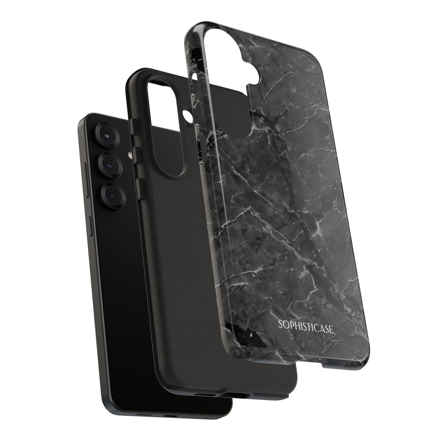 Marble Opulence in Black - iPhone Case, Samsung Galaxy Case, Google Pixel Case