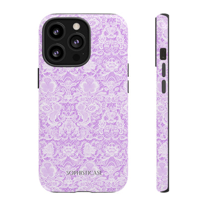 Luxe Lace in Purple - Tough Phone Case