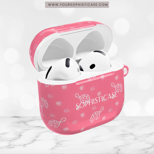 AirPod Cases - Turtle Island in Pink