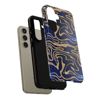 Cosmic Zebra in Blue - iPhone Case, Samsung Galaxy Case, Google Pixel Case