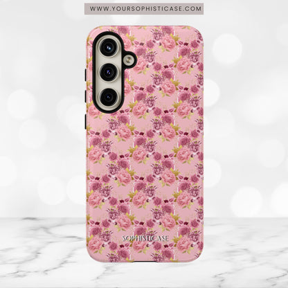 Rose Diamond Romance in Amelie - Tough Phone Case