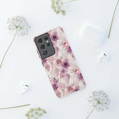 Royal Floral in Mauve Rose - Tough Phone Case