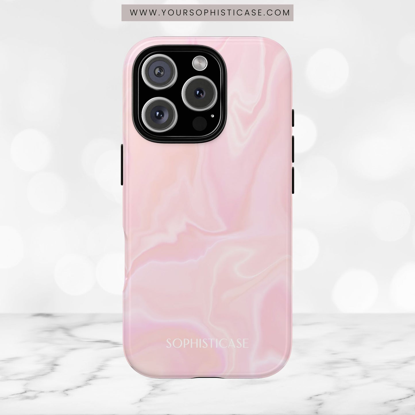 Liquid Magic in Pink Haze - iPhone Case