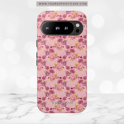 Rose Diamond Romance in Amelie - Tough Phone Case