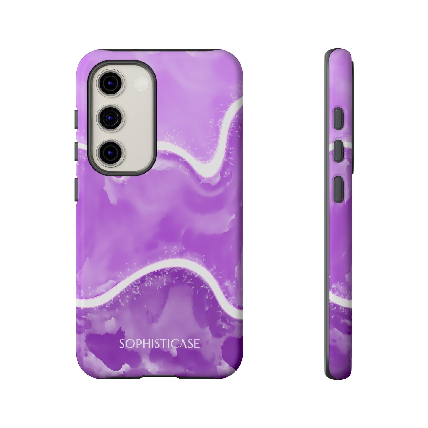 Serenity in Deep Purple - Protective Phone Case for Samsung Galaxy