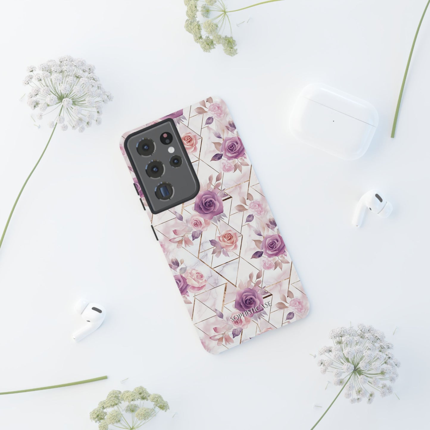 Royal Floral in Rose Royale - Tough Phone Case
