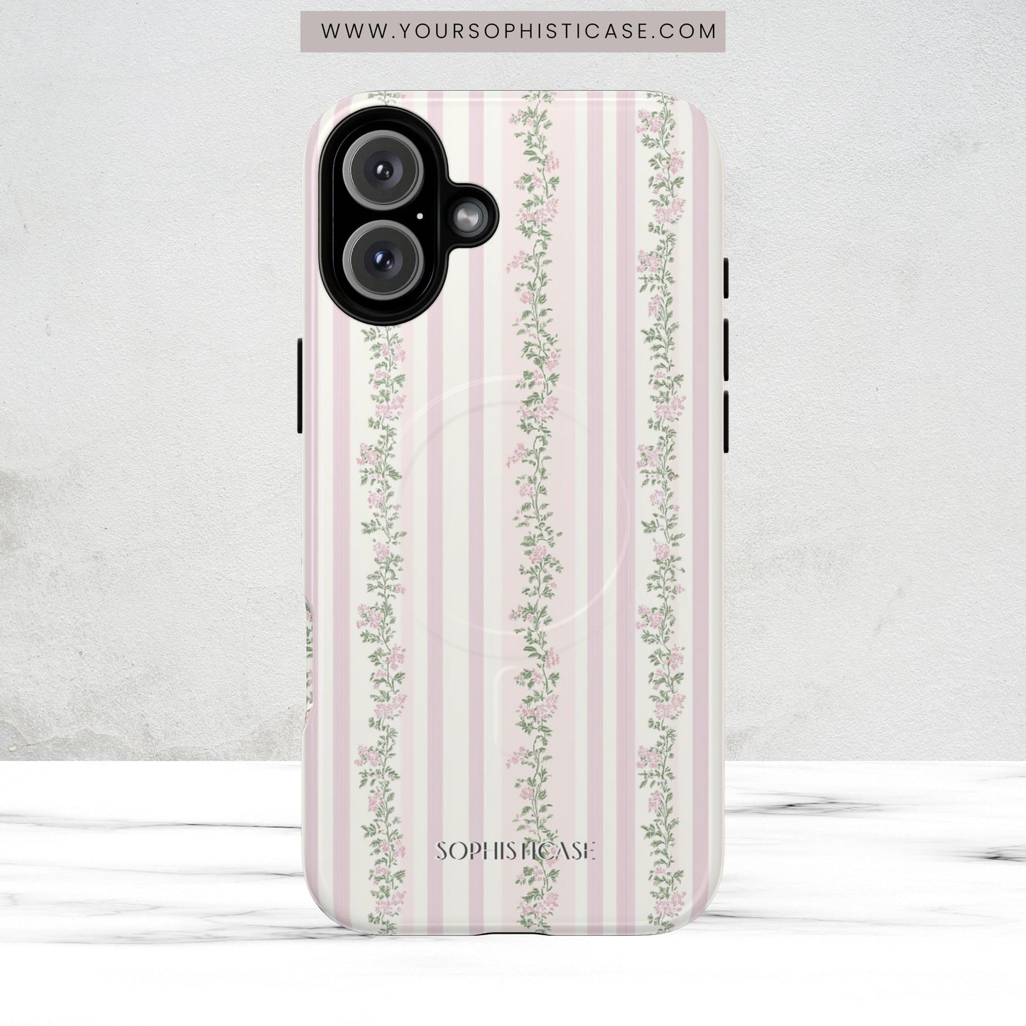 The Sweetest Thing in Coquette Rose Vine - iPhone Magsafe Case